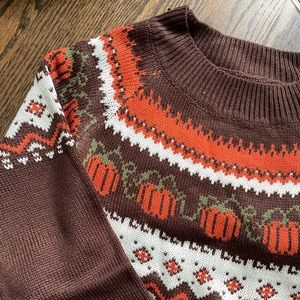 New: Cute Pumpkin Sweater (size medium)